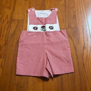 Red and White Kids One Piece